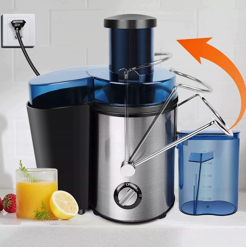 ELECTRIC JUICER 1000W JUICER 2 GEARS STAINLESS STEEL Packaging status original