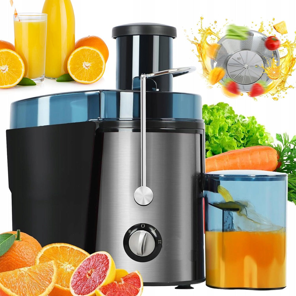 ELECTRIC JUICER 1000W JUICER 2 GEARS STAINLESS STEEL