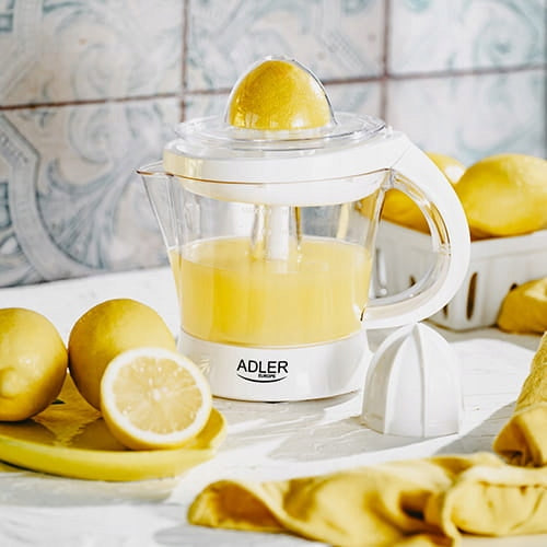 ELECTRIC JUICER FOR CITRUS ORANGE LEMONS 2 INTERCHANGEABLE CONES Brand ADLER