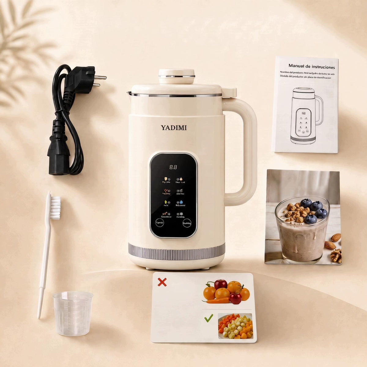 ELECTRIC JUICER FRUIT,VEGETABLE JUICER SELF CLEANING 1500ML,SOYMILK MAKER