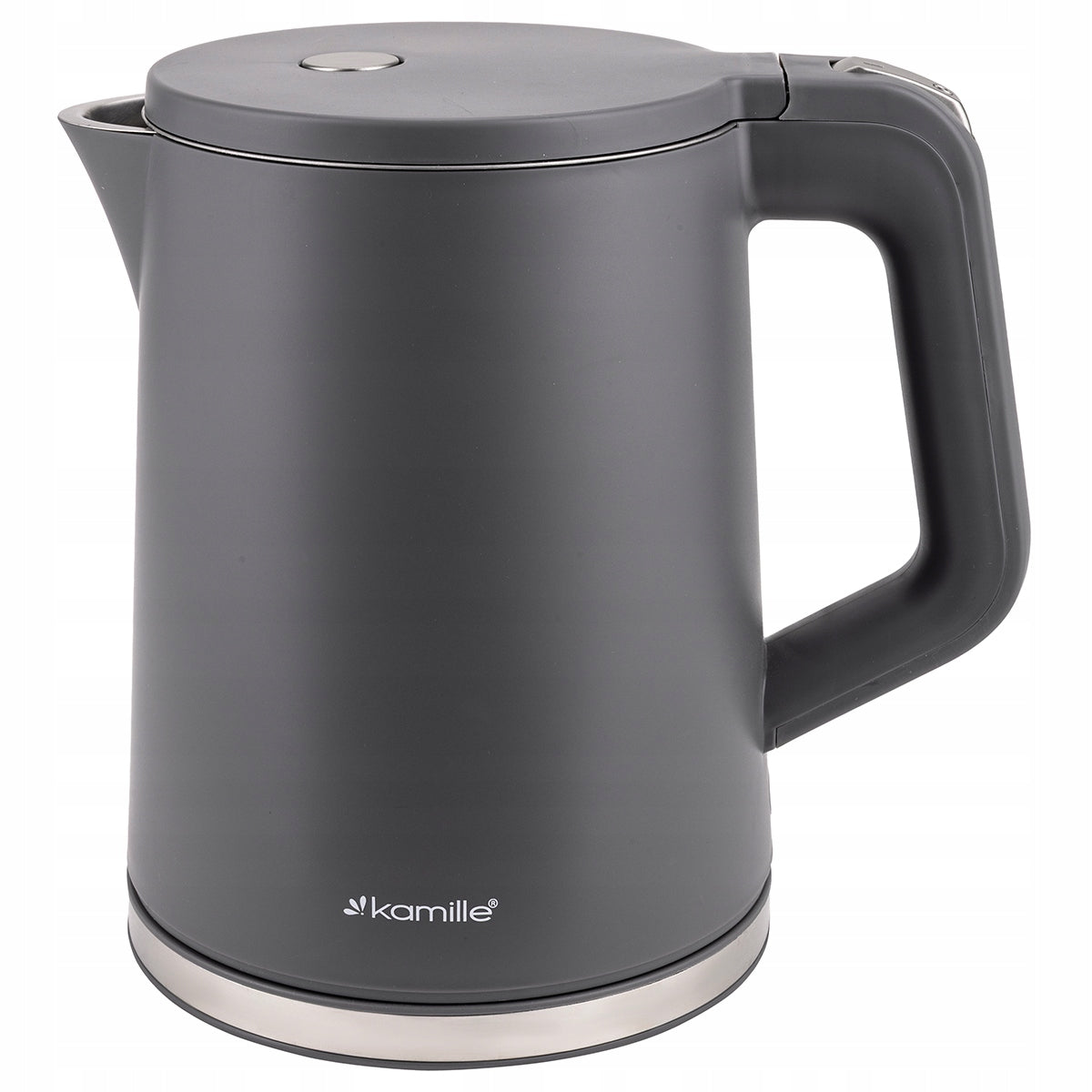 ELECTRIC KETTLE 1,2 L GREY MESH FILTER ROTATING BASE KAMILLE Manufacturer code KM1706A