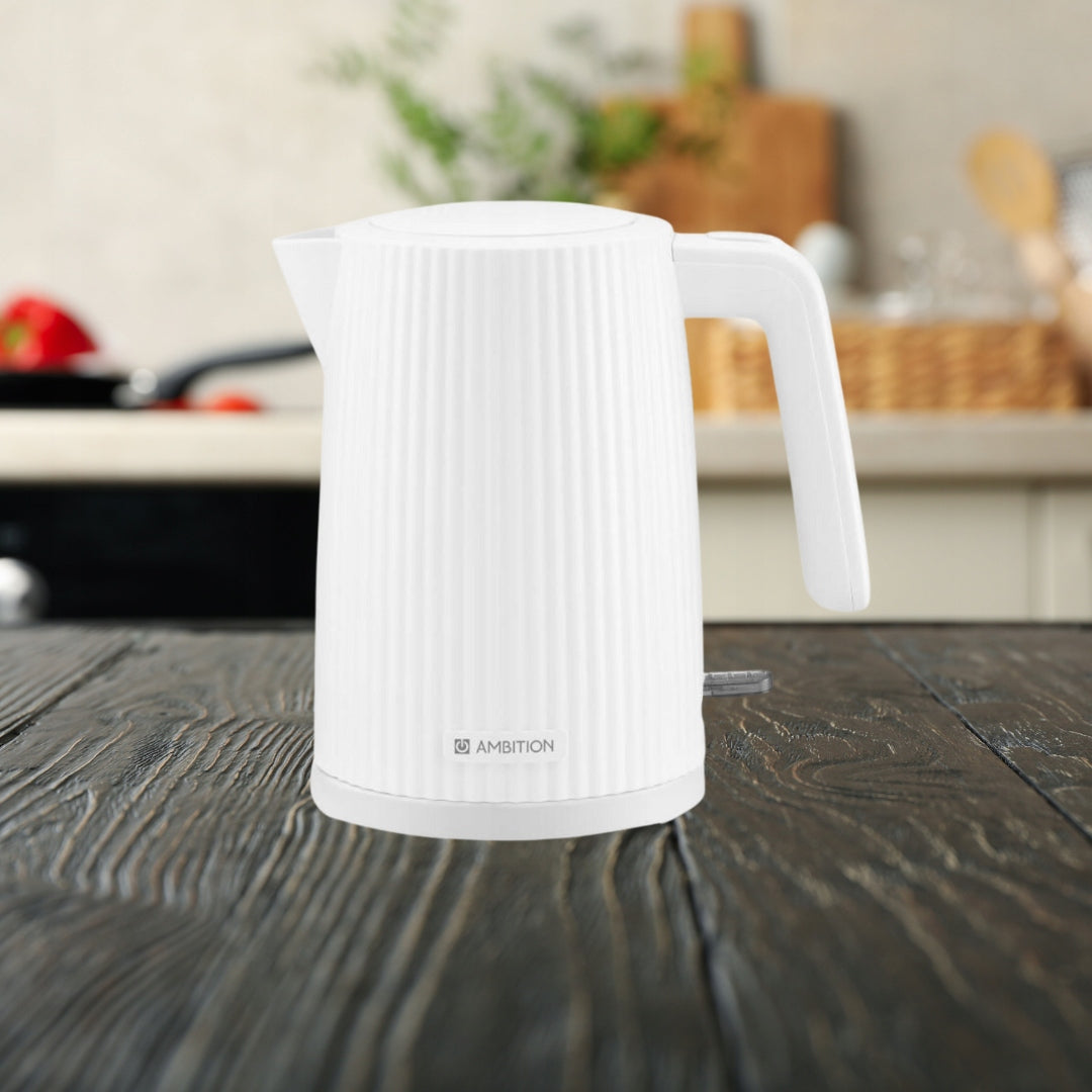 ELECTRIC KETTLE 1,7L WHITE AMBITION 2200W STRIPED Brand Ambition