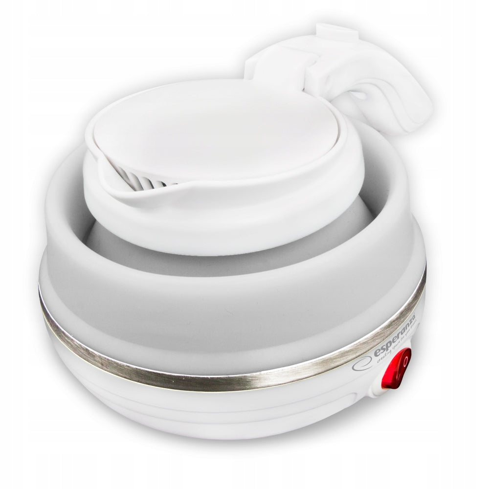ELECTRIC KETTLE FOLDABLE SILICONE SMALL TOURIST TRAVEL 750W 0,5L Packaging status original