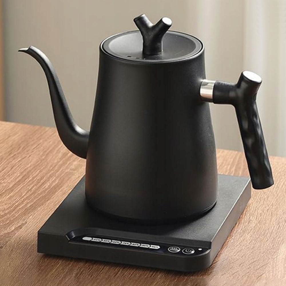 ELECTRIC KETTLE SMALL RETRO BLACK 1L TEMPERATURE CONTROL 1000W Brand no brand