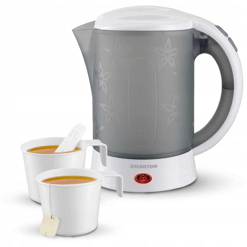 ELECTRIC KETTLE SMARTON WK 020 0,6L 650W + TWO CUPS AND SPOONS Brand Smarton