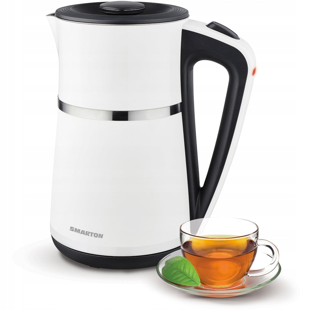 ELECTRIC KETTLE SMARTON WK 620 1,7L 2200W STRONG ELEGANT WHITE Packaging status original