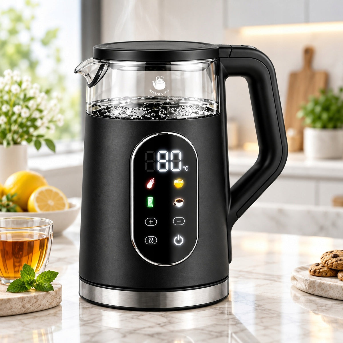 ELECTRIC KETTLE TEMPERATURE CONTROL 1,7L TOUCH GLASS 2200W Brand no brand