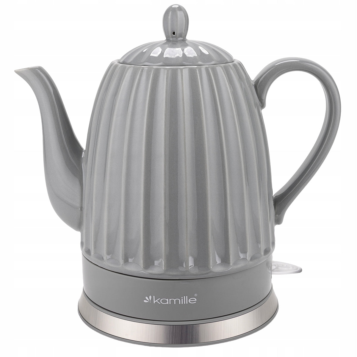 ELECTRIC KETTLE WIRELESS CERAMIC KAMILLE 1200 W 1,5 L grey Packaging status original