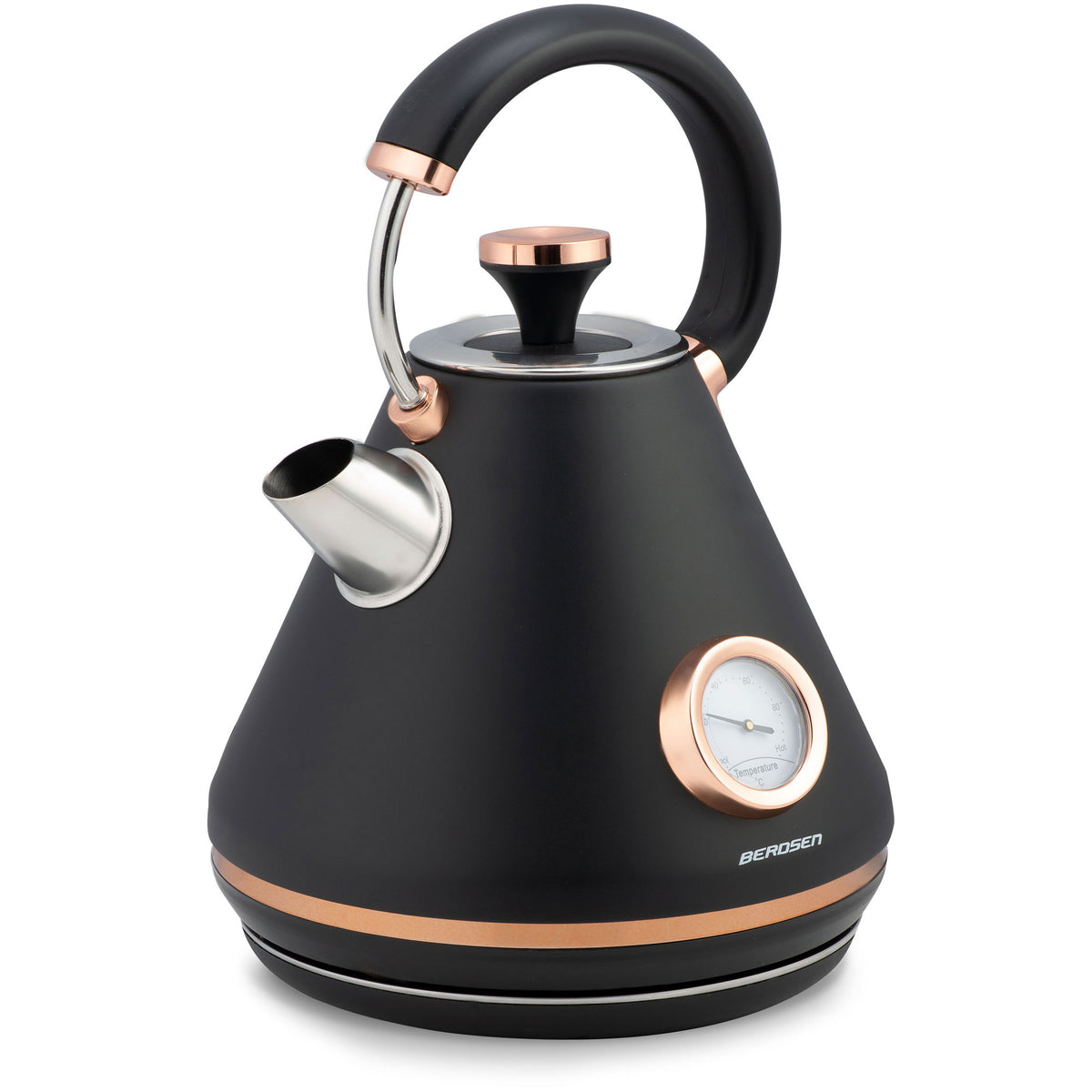 ELECTRIC KETTLE WIRELESS RETRO PYRAMID 1,7L TEMPERATURE INDICATOR Packaging status original