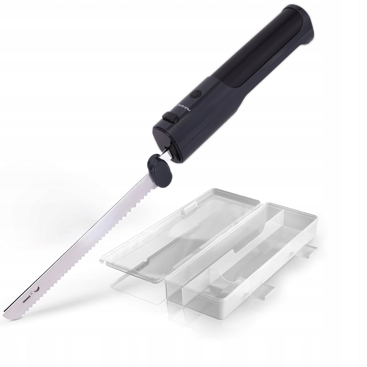 ELECTRIC KNIFE FOR BREAD FISH MEATS CHARGING USB MULTIFUNCTIONAL BLACK