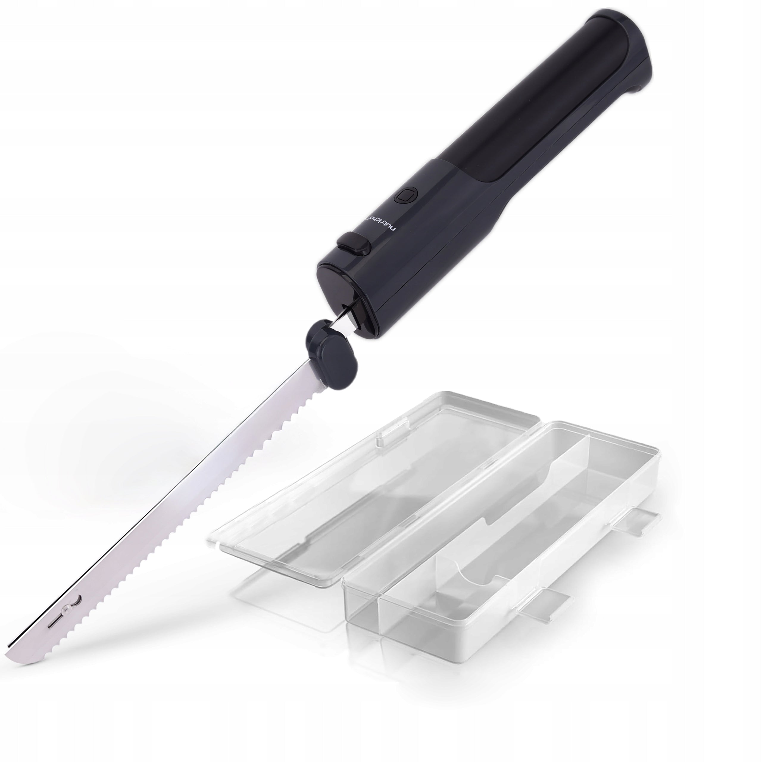 ELECTRIC KNIFE FOR BREAD FISH MEATS CHARGING USB MULTIFUNCTIONAL BLACK