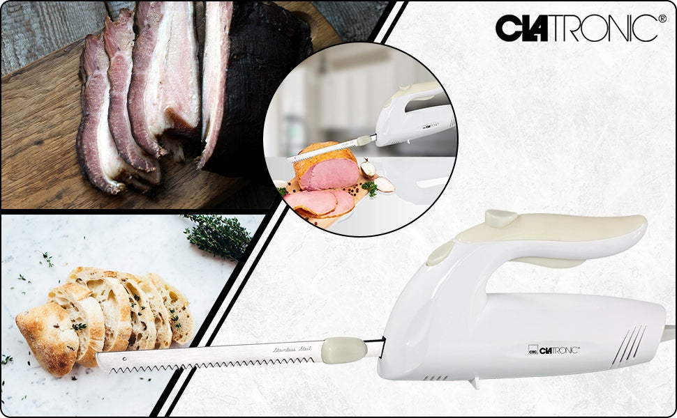 ELECTRIC KNIFE KITCHEN BREAD SLICER KEBAB GYROSA INOX STEEL Packaging status original