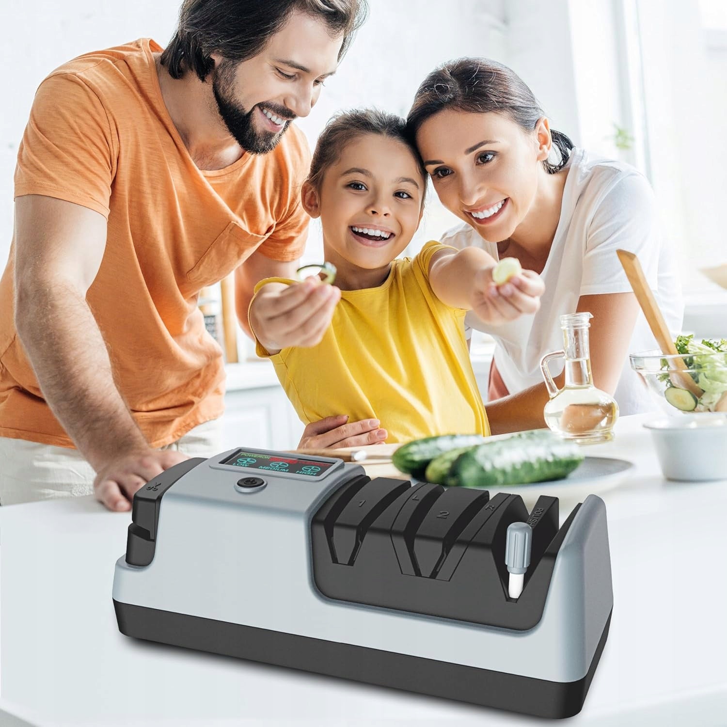 ELECTRIC KNIFE SHARPENER FOR CERAMIC KITCHEN TOOLS SCISSORS Manufacturer code 43567890-=