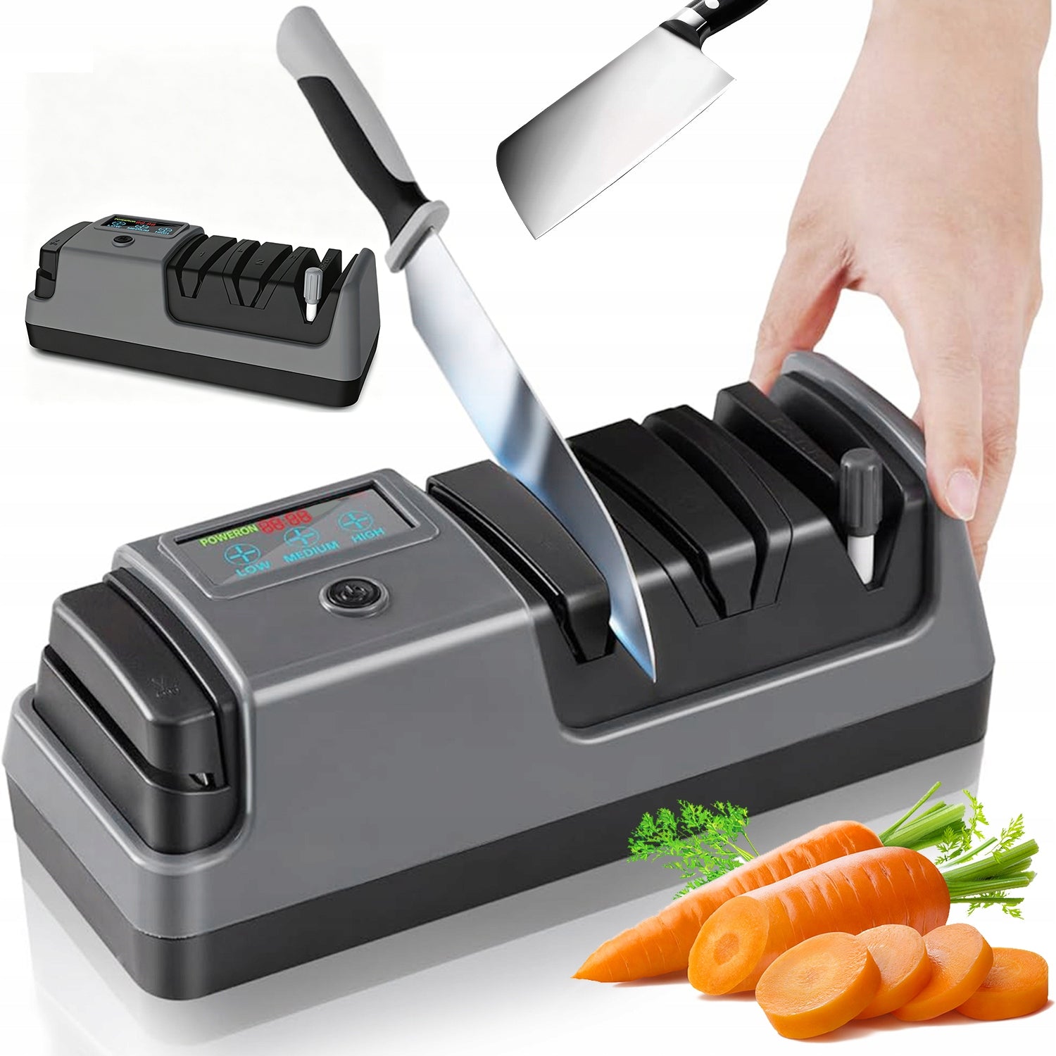 ELECTRIC KNIFE SHARPENER FOR CERAMIC KITCHEN TOOLS SCISSORS