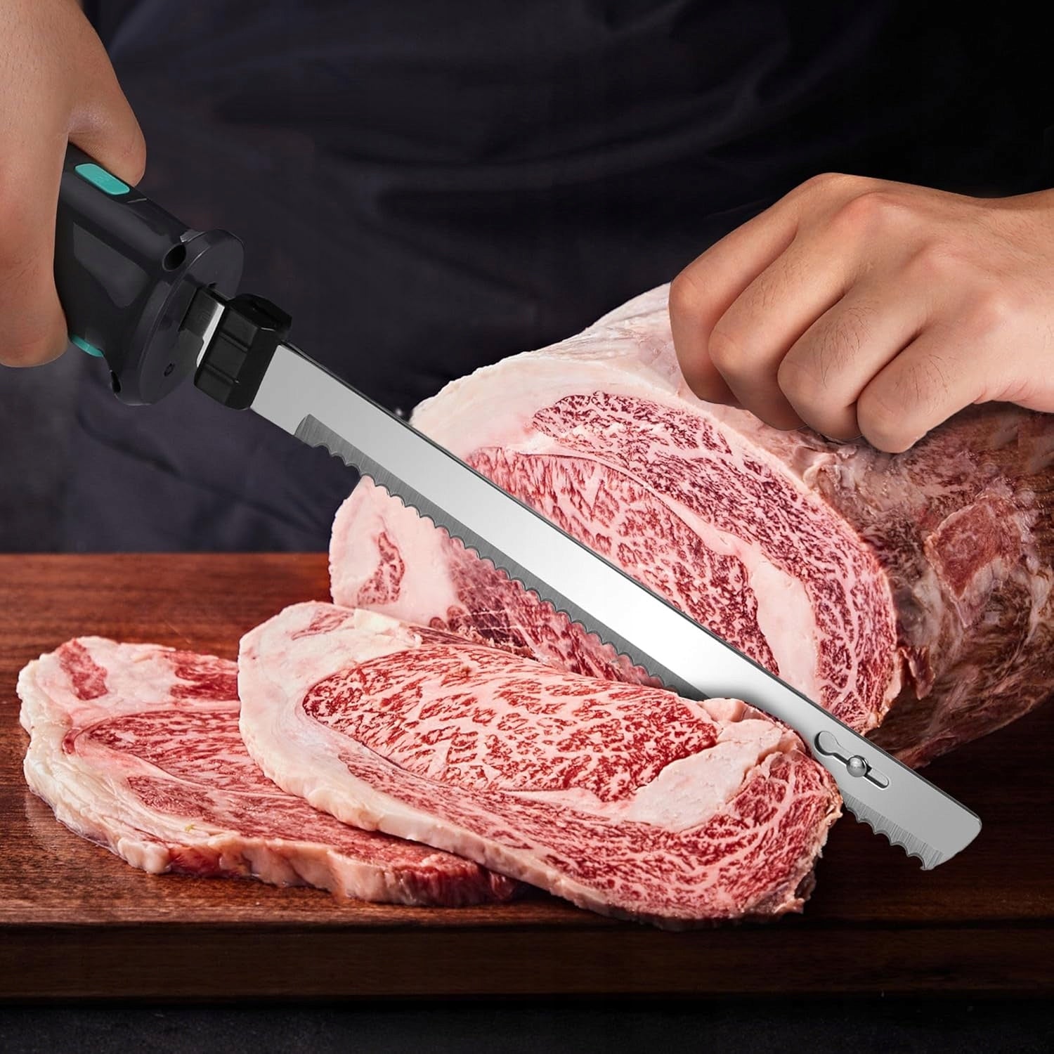ELECTRIC KNIFE WIRELESS 8V STAINLESS STEEL SET WITH ACCESSORIES Manufacturer code 5903387834204