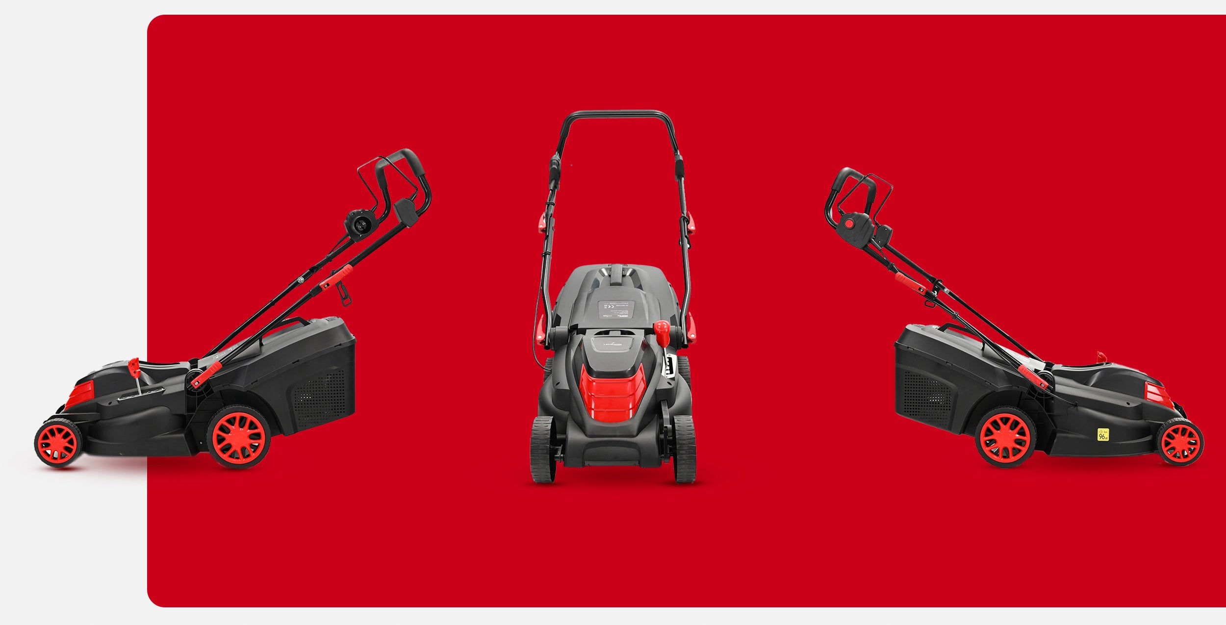 ELECTRIC LAWN MOWER 2600W LARGE STRONG ADJUSTABLE LARGE BASKET 4000ML Basket capacity 40 l