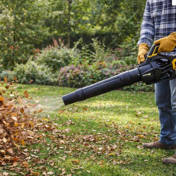ELECTRIC LEAF BLOWER CORDLESS GARDEN TURBO 40V 202 km/h Brand Heckermann