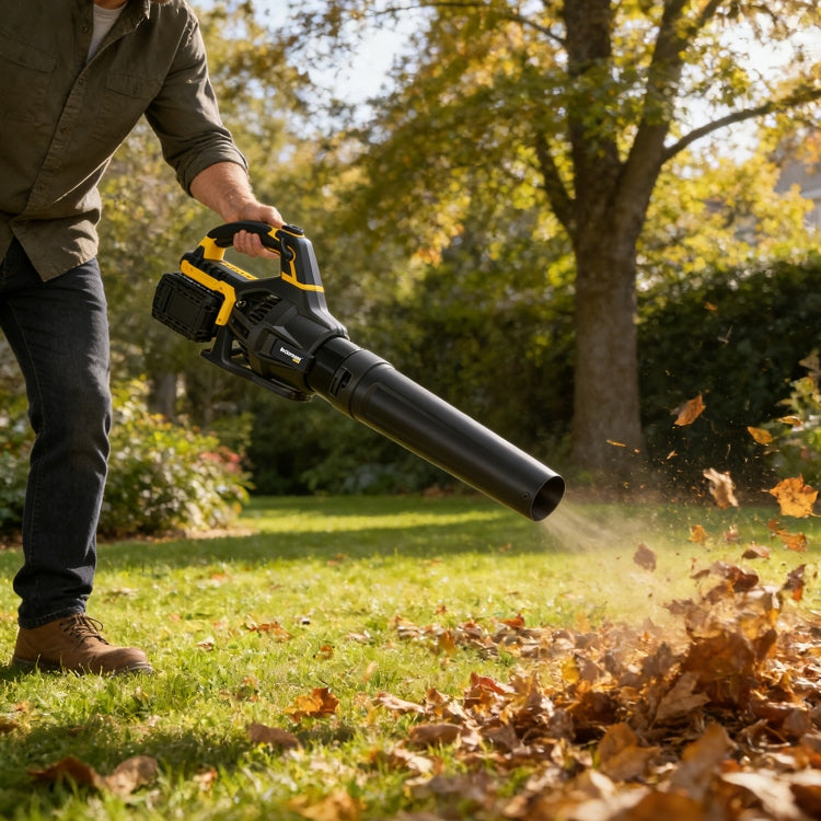 ELECTRIC LEAF BLOWER CORDLESS GARDEN TURBO 40V 202 km/h Power supply rechargeable battery