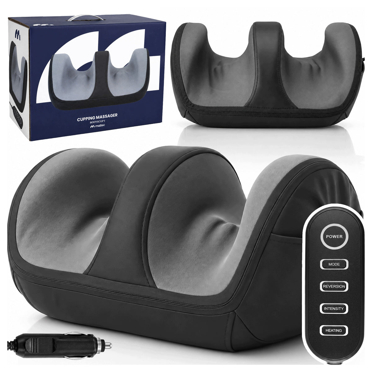 ELECTRIC LEG MASSAGER WITH HEATING MULTIFUNCTIONAL SHIATSU ROLLERS