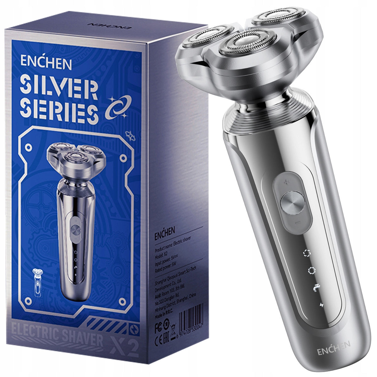 ELECTRIC MACHINE ENCHEN X2 BEARD Shaving SHAVER WIRELESS Washable yes