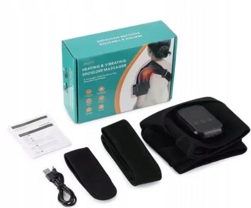 ELECTRIC MASSAGER ELBOW SHOULDER MASSAGE HEATING VIBRATION 3MODES Manufacturer code 6HG0622BK1100