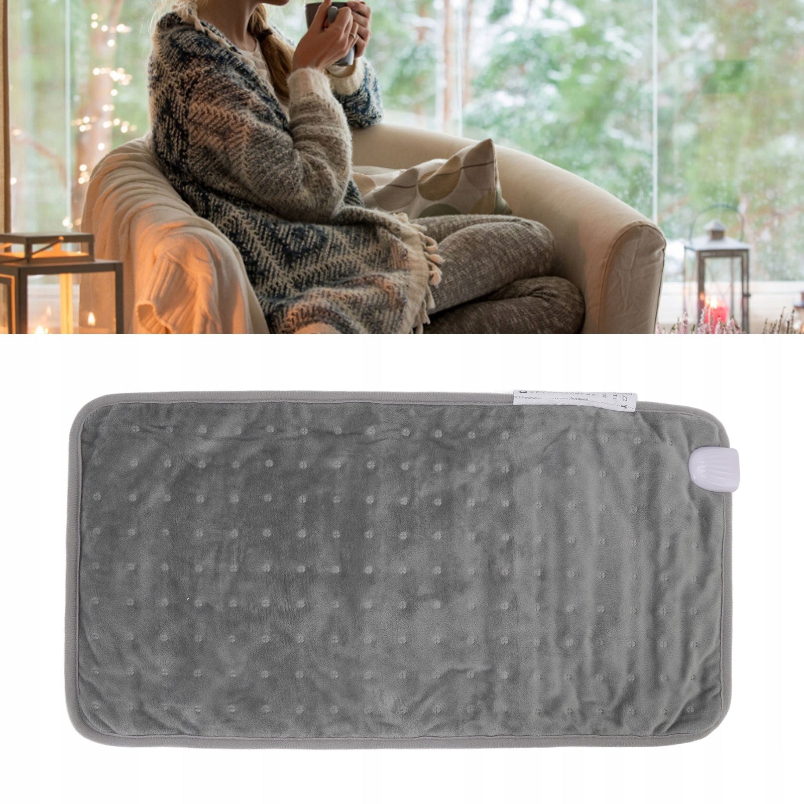 ELECTRIC MAT WARMING PILLOW HOT WATER BOTTLE FOR BACK MUSCLES JOINTS Packaging status original