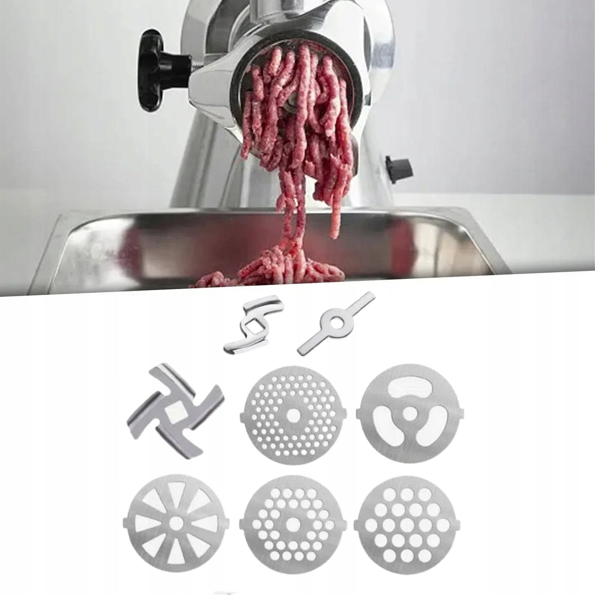 ELECTRIC MEAT GRINDER BLADES 8 PCS Manufacturer code NA