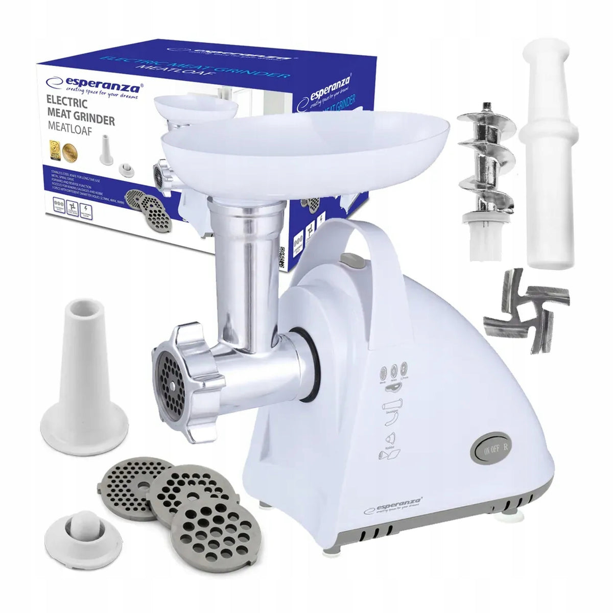 ELECTRIC MEAT GRINDER STUFFER FOR MAKING SAUSAGE