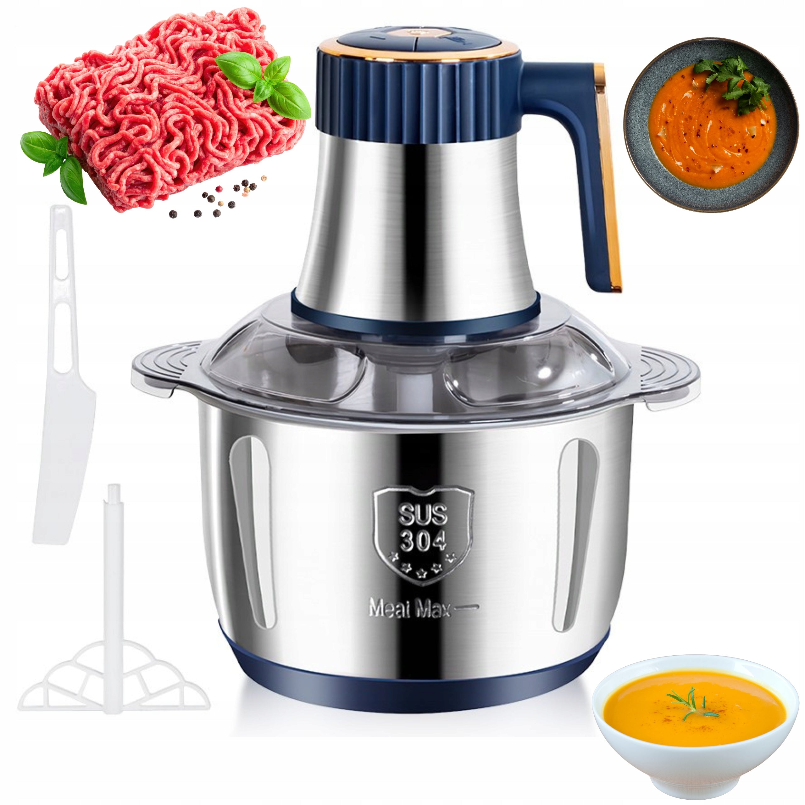 ELECTRIC MEAT GRINDER VEGETABLE SLICER FOOD PROCESSOR