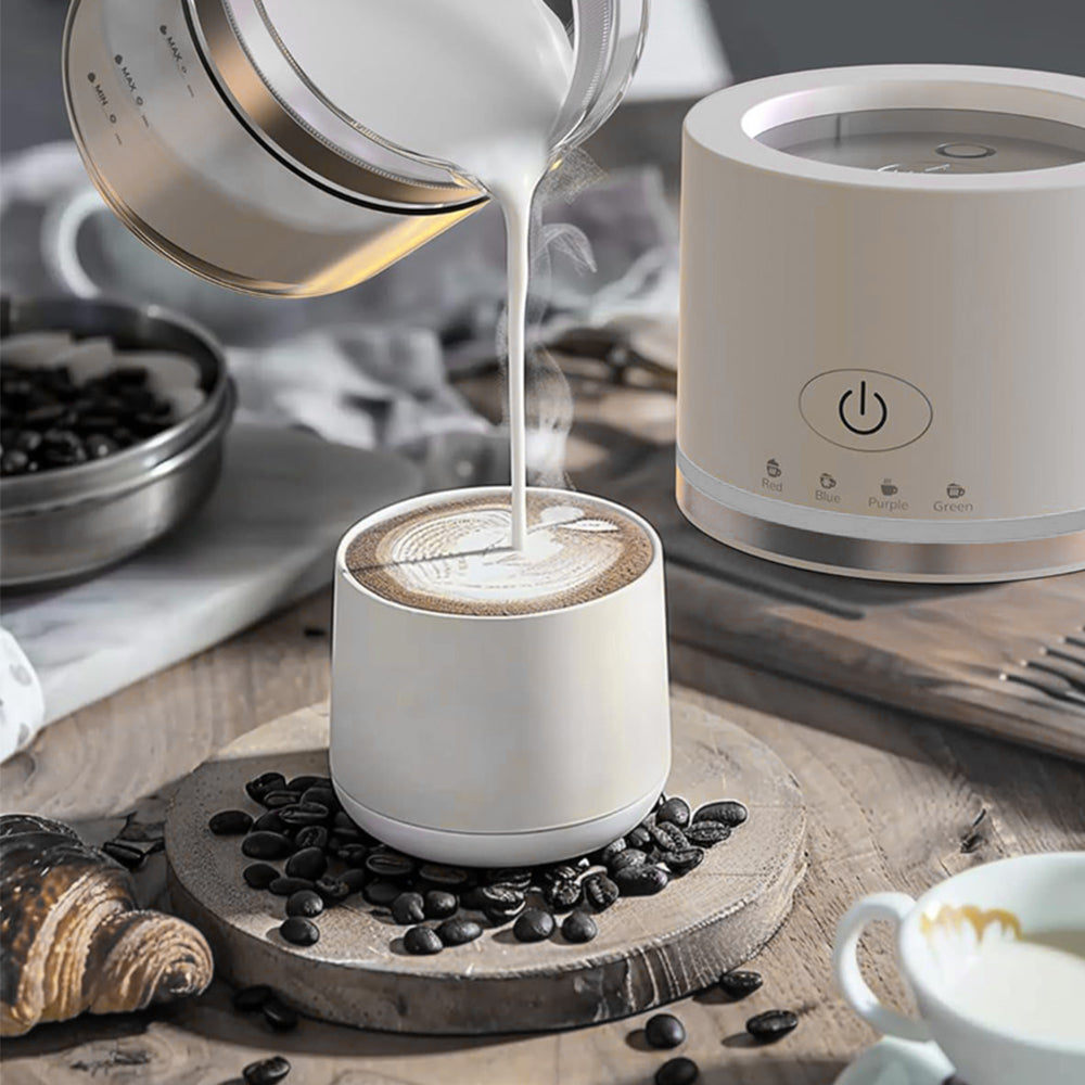 ELECTRIC MILK FROTHER 500ML 4 MODES AUTOMATIC SHUTDOWN WHITE Packaging status original