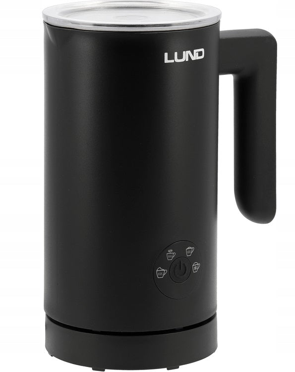 ELECTRIC MILK FROTHER LUND JUG WITH HEATER 4 MODES 300ml Brand Lund