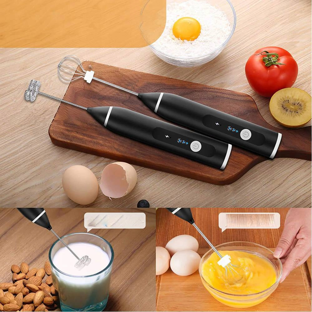 ELECTRIC MILK FROTHER MIXING WAND MIXER FOR MATCHY USB EAN (GTIN) 0603176697458