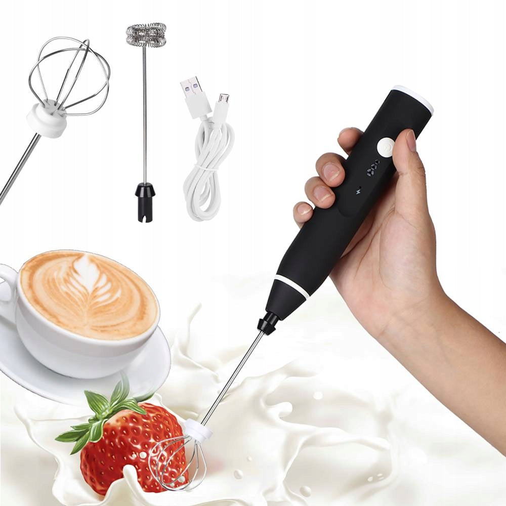 ELECTRIC MILK FROTHER MIXING WAND MIXER FOR MATCHY USB