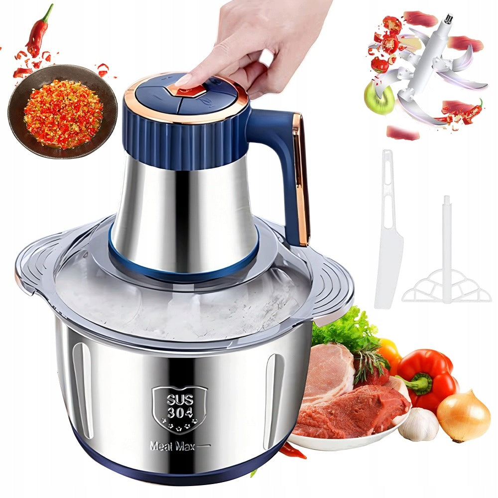 ELECTRIC MIXER 5 LITERS STAINLESS STEEL 6 BLADES 5 SPEEDS FOR KITCHEN