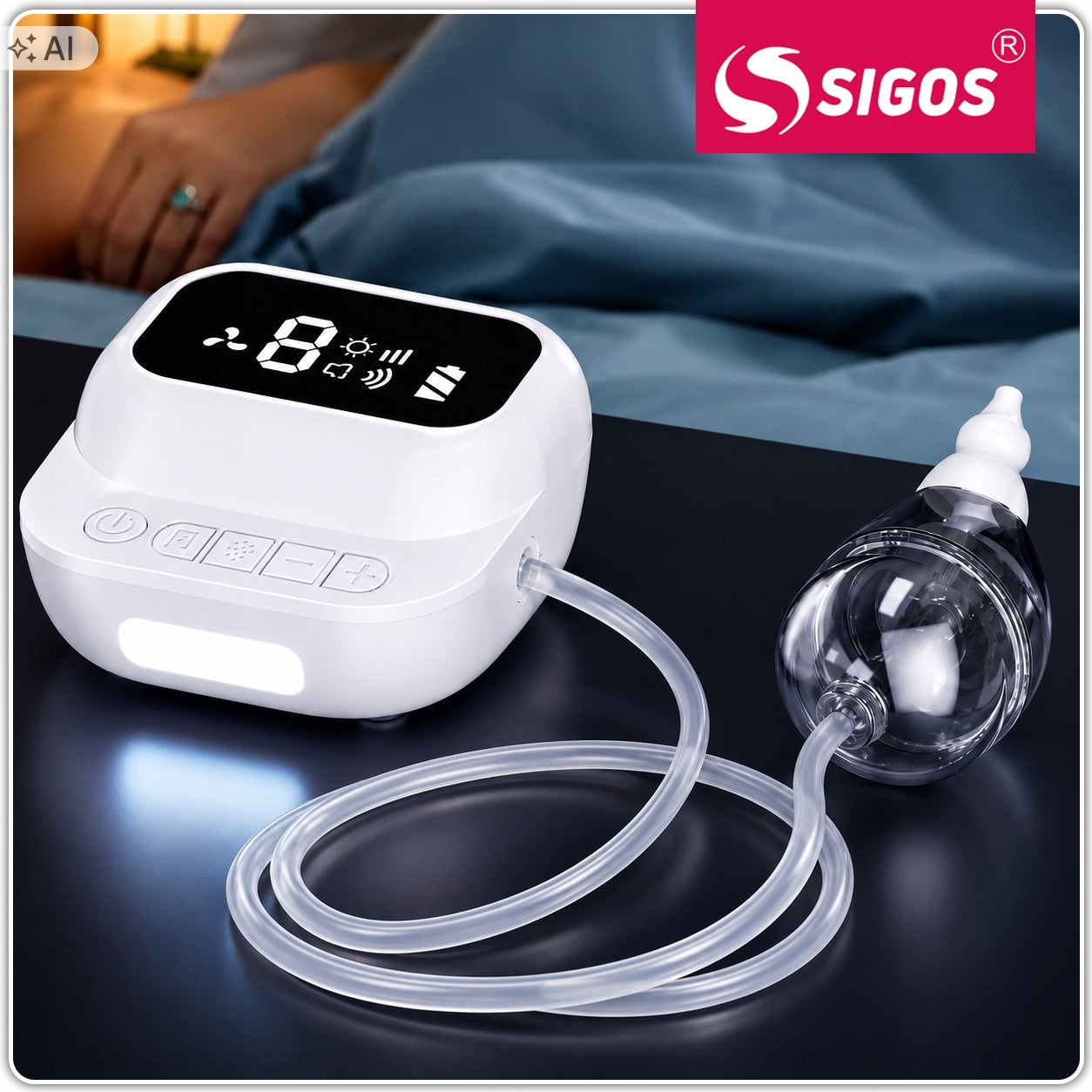 ELECTRIC NASAL ASPIRATOR FOR CHILDREN INFANTS 9 ModeS WIRELESS Packaging status original