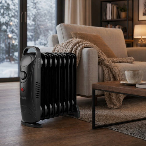 ELECTRIC OIL HEATER 1000W OILER 9 RIBS XXL THERMOSTAT ADJUSTMENT Packaging status original