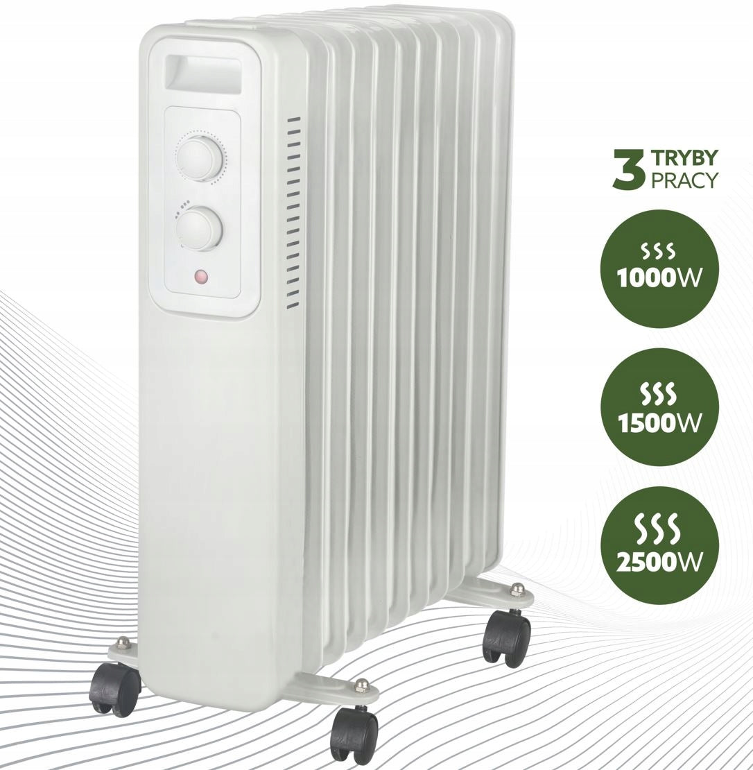 ELECTRIC OIL HEATER 11 RIBS 2500 OIL