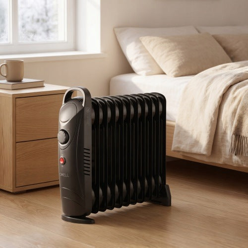 ELECTRIC OIL HEATER 1200W OILER 11 RIBS THERMOSTAT ADJUSTMENT Packaging status original