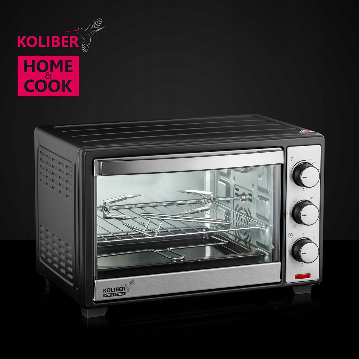 ELECTRIC OVEN 25L THERMOCOUPLE VARIETY FREESTANDING GRILL MINI Brand Koliber