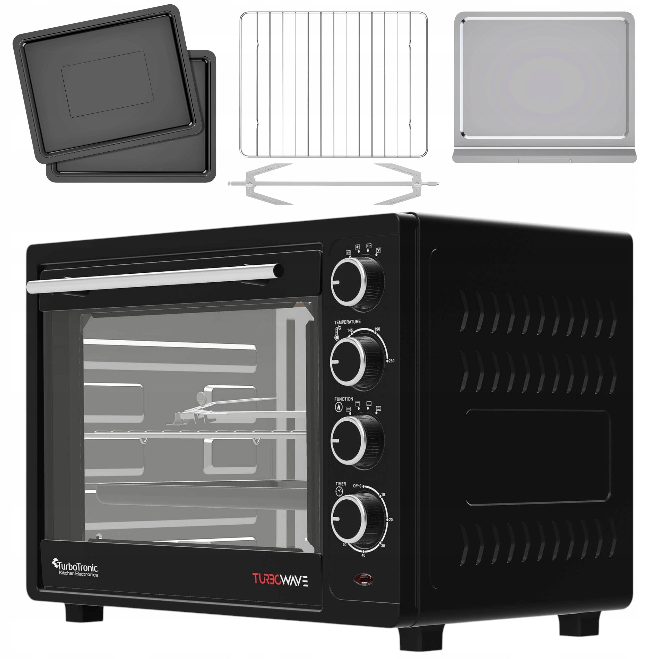 ELECTRIC OVEN 35L THERMOCOUPLE+HORN+GRILL