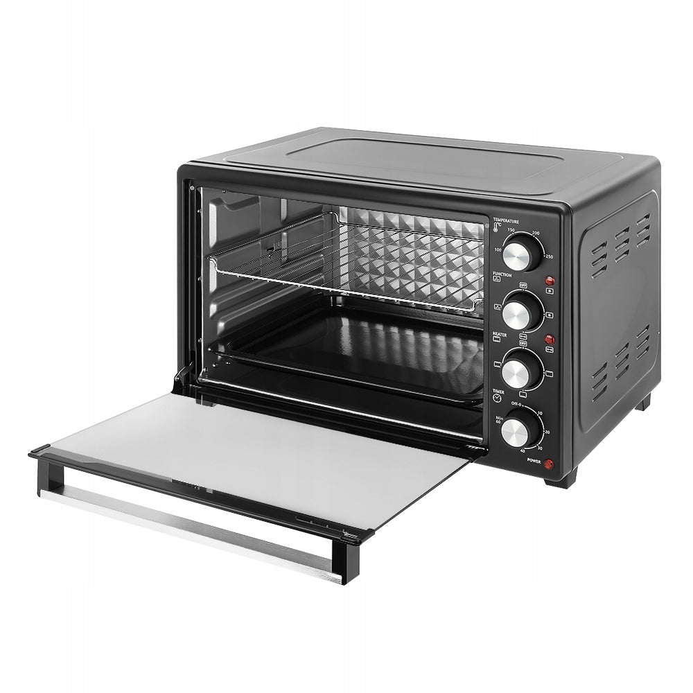 ELECTRIC OVEN 45L ROTISSERIE + THERMOCOUPLE + FREESTANDING GRILL PORTABLE