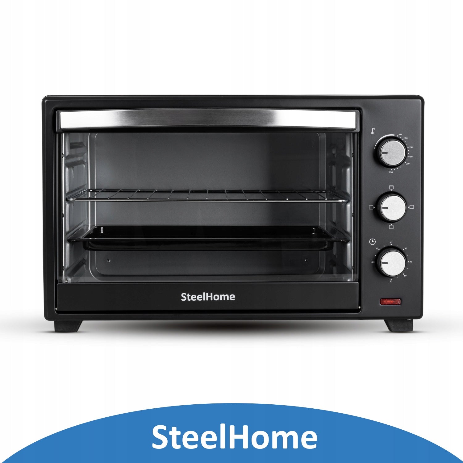 ELECTRIC OVEN FREESTANDING TIMER GRATE 250°C 48L 2000W 3 MODES Packaging status original