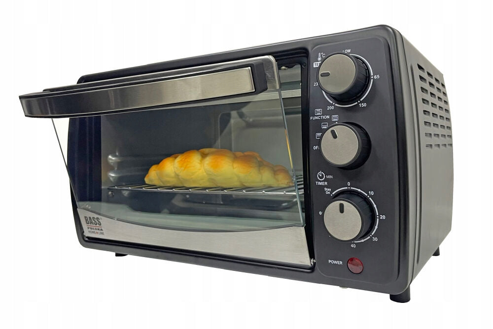 ELECTRIC OVEN GRILL DRYER 15L TOASTER BASS Poland ADJUSTMENT Packaging status original