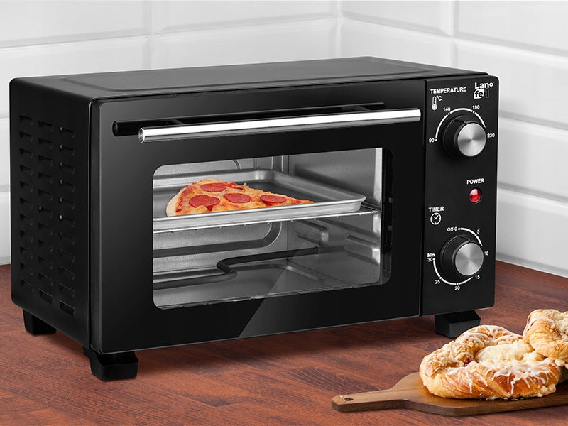 ELECTRIC OVEN MINI 10l TOASTER GRILL 800W THERMOSTAT TRAY + GRATE EAN (GTIN) 5907512861455