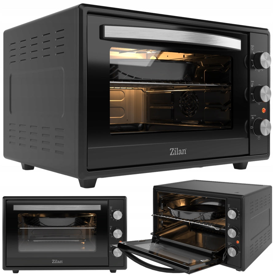 ELECTRIC OVEN MINI GRILL TIMER BLACK XXL 2000W 65L