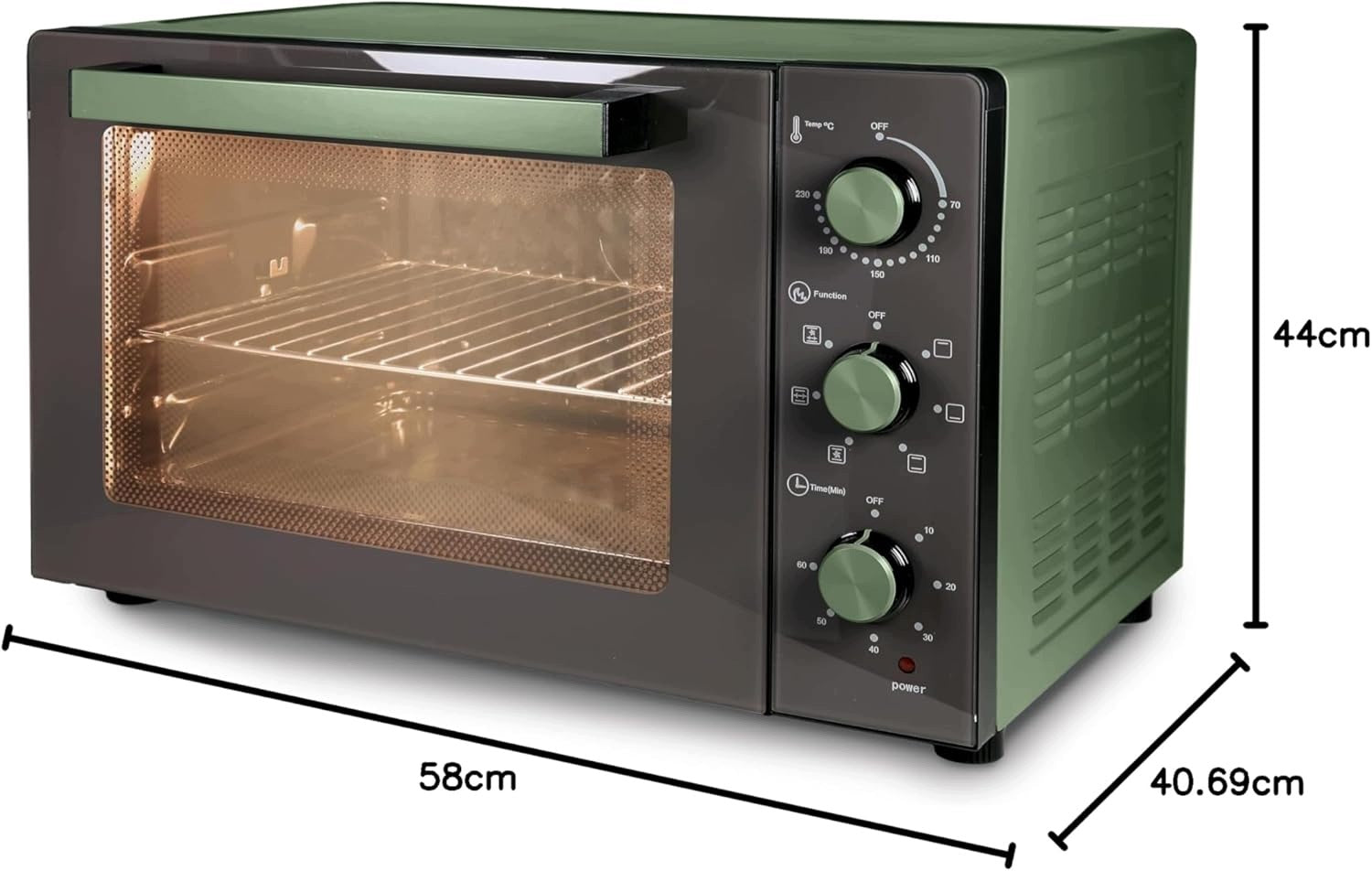 ELECTRIC OVEN TOGNANA IRIDEA 60L 1900W 6 FUNCTIONS VENTILATED Brand no brand