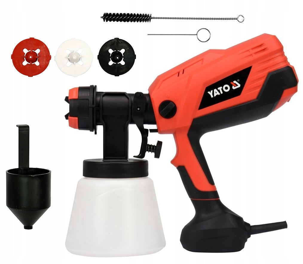 ELECTRIC PAINT GUN UNIT 600W 1L/min + 3 NOZZLES YATO YT-82553