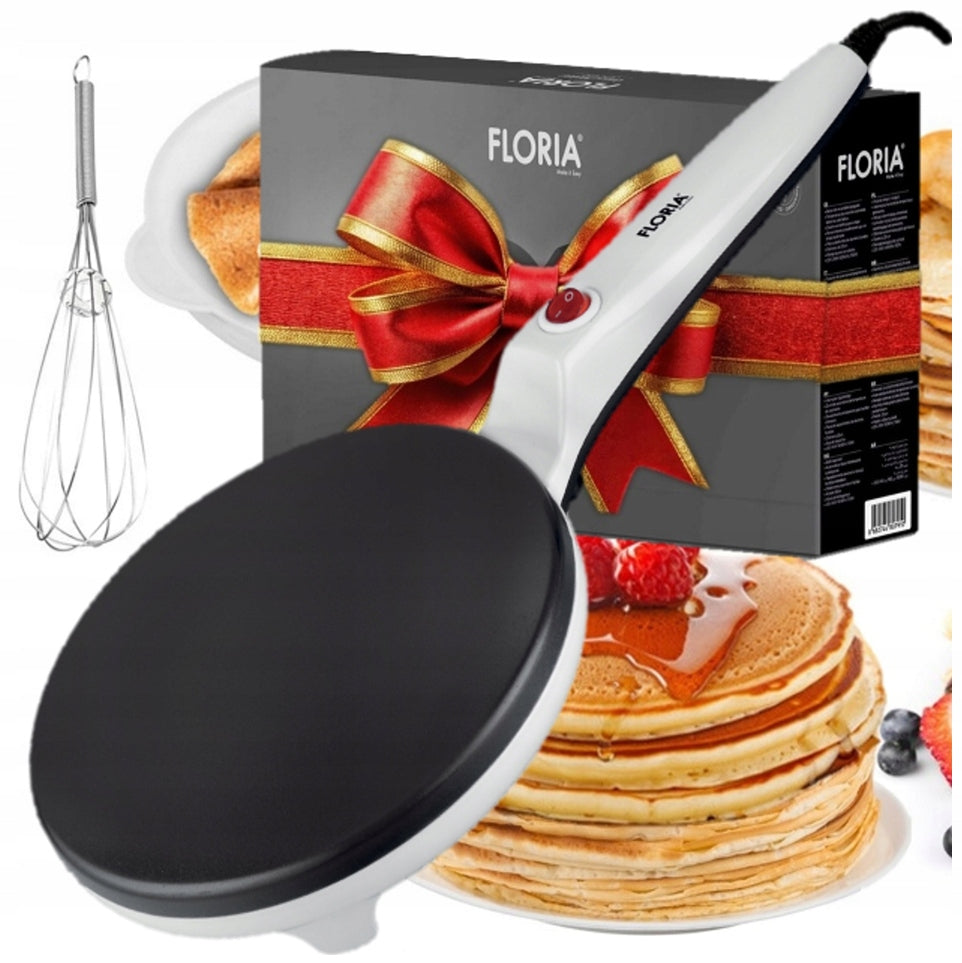 ELECTRIC PANCAKE MAKER FLORIA WHITE 20CM 700W