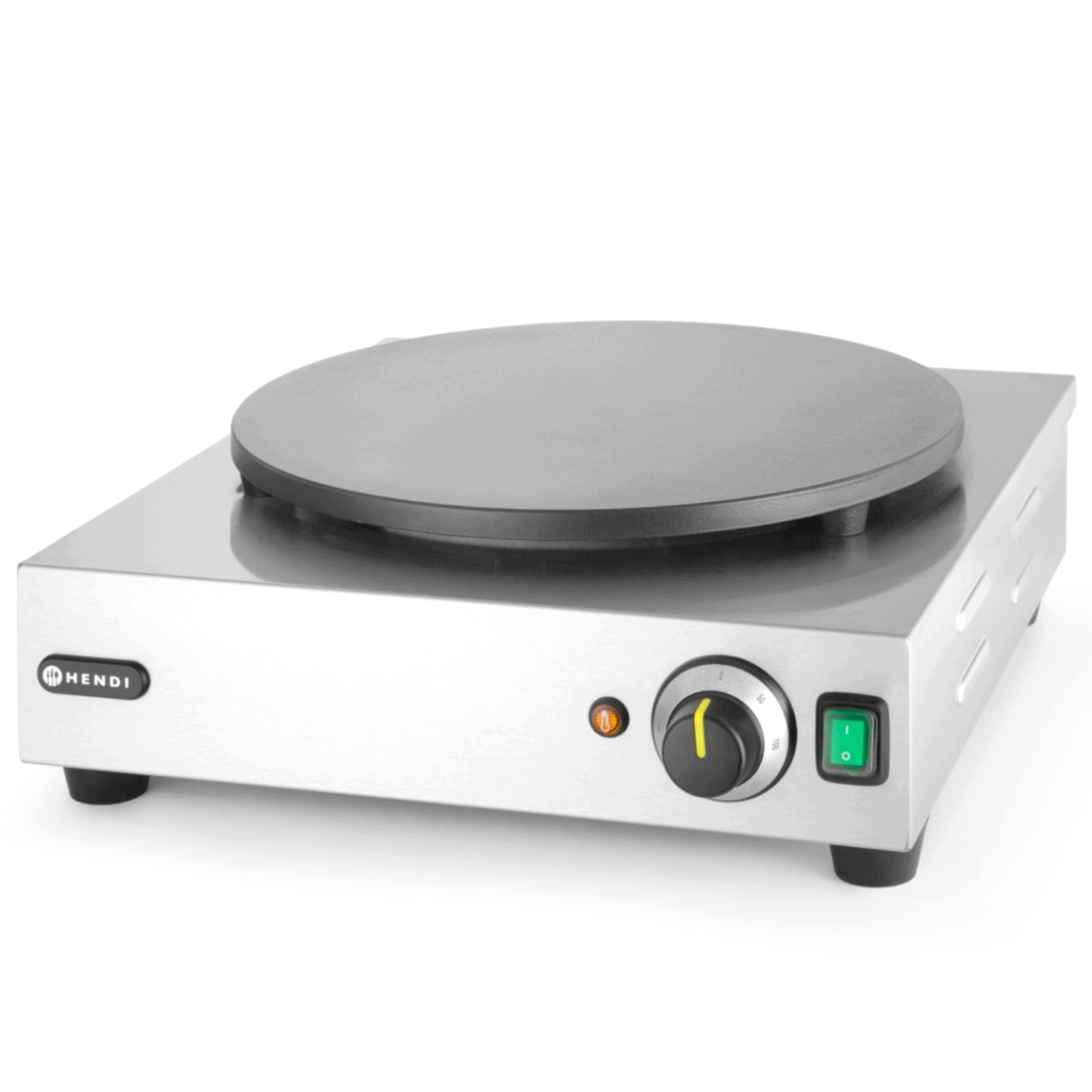 ELECTRIC PANCAKE MAKER HENDI 3000W 230V CERAMIC CAST IRON PLATE 40CM Brand Hendi