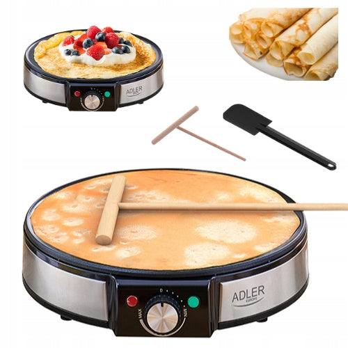 ELECTRIC PANCAKE MAKER LARGE STRONG TORTILLA PANCAKES 30CM 1600W